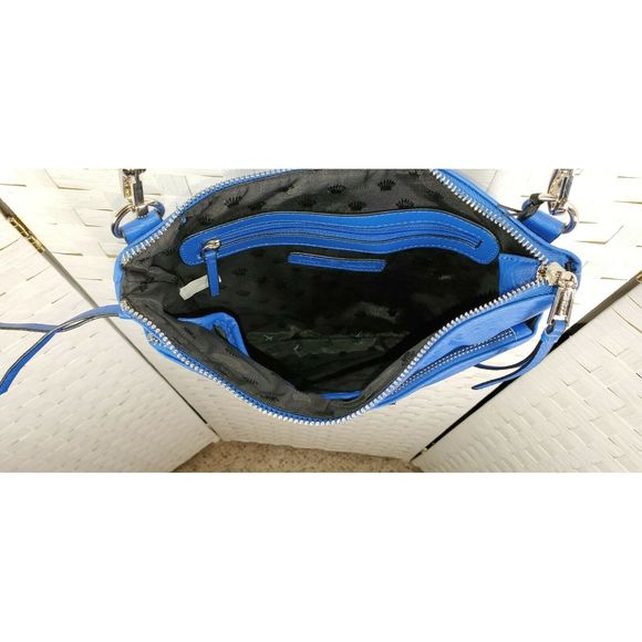 Juicy Couture Cobalt Blue Crossbody Bag Studs NWOT - Picture 7 of 10